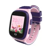 4G Smart Watch With GPS Tracker Two Way Call SOS-Pink
