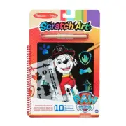 Paw Patrol - Scratch Art Pad - Marshall - Melissa & Doug from Tates Toyworld