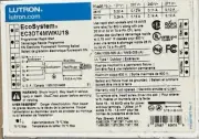 LUTRON EC3DT4MWKU1S ECOSYSTEM 5% ELECTRONIC FLUORESCENT DIMMING BALLAST