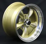 15x8 RETRO MAGS GOLD Wheel PCD: 5-4.5" (5-114.3) BackSpace 4.5"