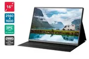 Kogan XPRESSO 16" 2K WQXGA IPS USB-C Portable Monitor with Leather Case
