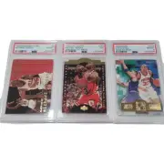 3 Card PSA Lot. 2 Michael Jordans