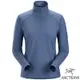 【ARCTERYX 始祖鳥】女 Rho LT Zip Neck 刷毛內層套頭衫.保暖排汗衣. 中層衣. T恤_X000006295-30352 月光藍