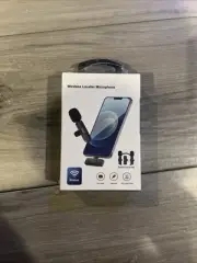 Wireless Lavalier Microphone For iPhone Lapel Mic Brand New