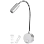 Bedside Reading Light Study Lights Flexible Night Arm Wall Home Lamp