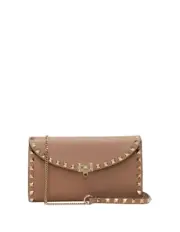 AUTHENTIC VALENTINO GARAVANI ROCKSTUD WALLET ON CHAIN (RRP: AU$2400)