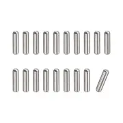 1.8x8mm Dowel Pins, 20pcs Round Head Flat Chamfered End Dowel Pin