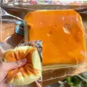 Squishy Mushy Soft Muddy Caramel Roasted Honey Bread Toast Stress Release Gift