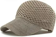 [Generic] 2025 Summer Breathable Mesh Baseball Cap for Women Men Adjustable Casual Trucker Hat Outdoor Sun Protection Visor Hat