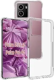 USTIYA Case for Nokia HMD Pulse Plus 4G Case Clear TPU Four Corners Protection Cover Transparent Soft