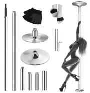 Dancing Pole Dance 360 spinning Pro Kit Extension Professional Stripper Gym Bar