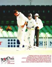 1998 99 Western Warriors V England at Perth 2/11/98 ANGUS FRA- Cricket Photo 1