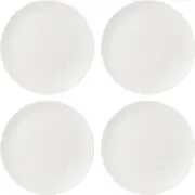 Lenox Wicker Creek Dinner Plates, Set of 4, 7.10, White
