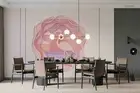 3D Flamingo Sky Sun Sea Wallpaper Wall Murals Removable Wallpaper 96