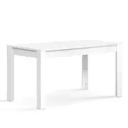 Kings Dining Table 4 Seater Wooden Kitchen Tables White 120cm Cafe Restaurant