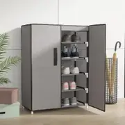 Shoe Cabinet Grey 60x28x90 cm Fabric