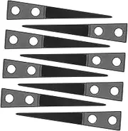 SHINEOFI 4 Pairs Replaceable Ceramic Tweezers Tips Non Conductive Heat Resistant Precision Gripping Tool for Mechanical Equipment and Soldering Tasks Black Straight Pointed Design