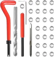 30Pcs Metric Thread Repair Insert Kit M3 M4 M7 M9 M11 Helicoil Car Pro Coil Tool M4*0.7
