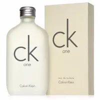 在飛比找PChome24h購物優惠-Calvin Klein CK ONE 中性淡香水 100m