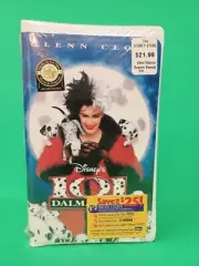 101 Dalmatians VHS 1997 Walt Disney Collection Clam Shell Sealed NEW Glenn Close