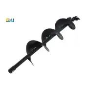Post Hole Digger Auger 150mm Garden Earth Ground Drill Cast Steel Bit AU