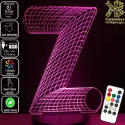 Z - ALPHABET Letter 3D LED Battery USB Night Light Colour Change Room Lamp