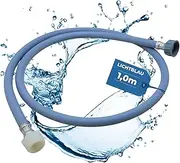 Lichtblau Inlet Hose Extension Washing Machine Dishwasher Connection Size 1 m I 3/4 Inch Thread I Extension for Water Inlet Hose Universal Use Manufacturer Independent
