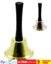 Santa Claus Christmas Hand Bell Xmas Kris Kringle Costume Accessory