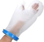 Nutriess Adult Bath Arm with Ring Bathing Sleeve SL H2100 Waterproof Cast Cover Reusable Forearm Elbow Wrist Hand Shower Protector for Injury Recovery and Bathing