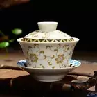 200ml Porcelain Gaiwan Brew Tureen Tea Bowl Kung Fu Tea Set Tea Ceremony Decor