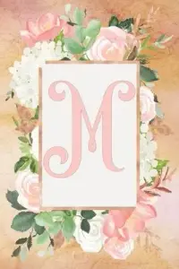 在飛比找博客來優惠-M: Monogram Initial M - Floral