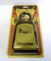 MASTER LOCK 5400D PORTABLE RESETABLE COMBINATION DIALS LOCK BOX