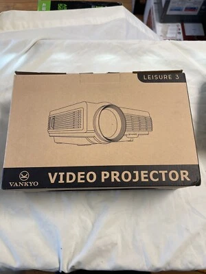 NEW VANKYO LEISURE 3 Mini Projector, Full HD 1080P and 170'' Display Supported..