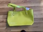 Ralph Lauren chartreuse purse With Long Straps Brand NEW
