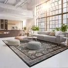 Extra Large Floor Rug Brown Grey Tonal Vintage Lounges Carpet Area Rug 240x340cm