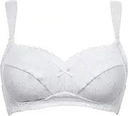 [Sans Complexe] 71SAE46 Women's Calin Heather Grey Non-Wired Maternity Nursing Bra 14F