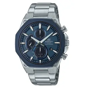 【八度空間】CASIO EDIFICE 太陽能輕薄三眼計時男錶 EFS-S570DB-2A