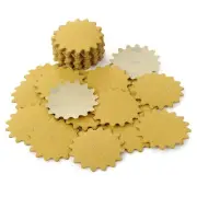 50 PCS Hook and Loop Sanding Discs, 3-Inch Flex Edge Wavy Sander Pads Alumina...