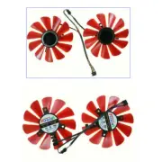 Cooling Fan Set For XFX RX 560D 470 570 FDC10U12S9-C 12V 0.45AMP Graphics Card