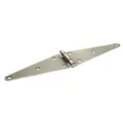 Zenith Gate Strap Hinges 200mm Zinc Plated Self Drill Screws Included WBF0200
