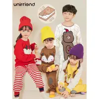 在飛比找ETMall東森購物網優惠-韓國兒童秋冬空氣棉寬松保暖內衣