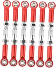 Gogogmee Rc Car Rod Linkage Set 6pcs 71mm Turnbuckle Rods Metal Material Easy to Install for Rc Buggy