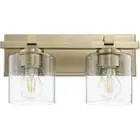 Quorum International 5669-2-280 Fort Worth Wall Sconce Aged Brass