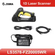 Symbol LS3578-FZ20005WR USB Bluetooth Cordless Barcode Scanner with Cradle & PSU