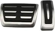 CHPGKGVNVT LHD Sport Pedals for Audi A4 B8 A6 A7 A8 S4 RS4 A5 S5 RS5 8T Q5 SQ5 8R Pedal Cover Fuel Brake Footrest Pads Auto Accessories Pedals(at Without Rest)