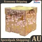 Tulip Night Light Handmade DIY Magic Cube Tulips Flower Table Lamp Mirror(3C) AU