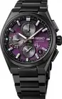 Seiko Astron GPS Solar 42mm Purple Dial Black Titanium Watch SSH171