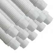 Puri Tech Pool Cleaner Vac Hose Kreepy Krauly, Barracuda White 1.5in x 4ft 12 pk
