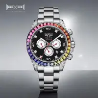 在飛比找Yahoo!奇摩拍賣優惠-BEXEI彼賽彩虹騎士系列手錶夜光防水腕錶男士全自動機械錶男
