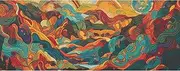 DNOVING 2 Rolls Topographic Birthday Wrapping Paper - 58 x 23 inch Gift Wrapping Paper for Kids Birthday & Wedding GWP-486136189